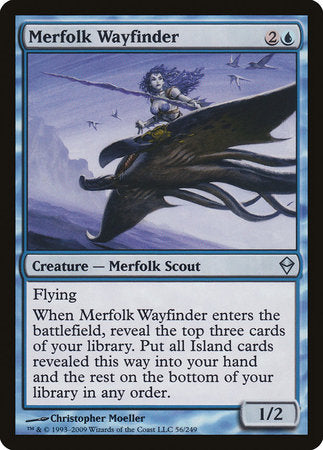 Merfolk Wayfinder [Zendikar] | Exor Games Bridgewater