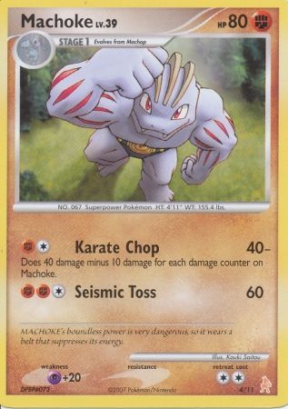 Machoke (4/11) [Diamond & Pearl: Trainer Kit - Lucario] | Exor Games Bridgewater