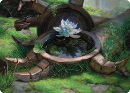 Timeless Lotus Art Card [Dominaria United Art Series] | Exor Games Bridgewater