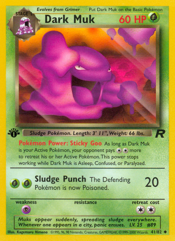 Dark Muk (41/82) [Team Rocket 1st Edition] | Exor Games Bridgewater