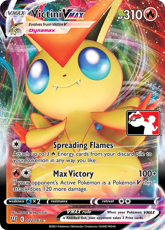 Victini VMAX (022/163) [Prize Pack Series One] | Exor Games Bridgewater