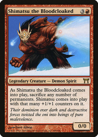 Shimatsu the Bloodcloaked [Champions of Kamigawa] | Exor Games Bridgewater