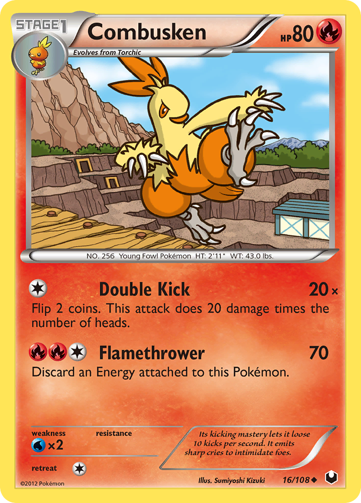 Combusken (16/108) [Black & White: Dark Explorers] | Exor Games Bridgewater