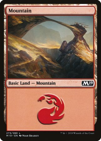 Mountain (273) [Core Set 2019] | Exor Games Bridgewater