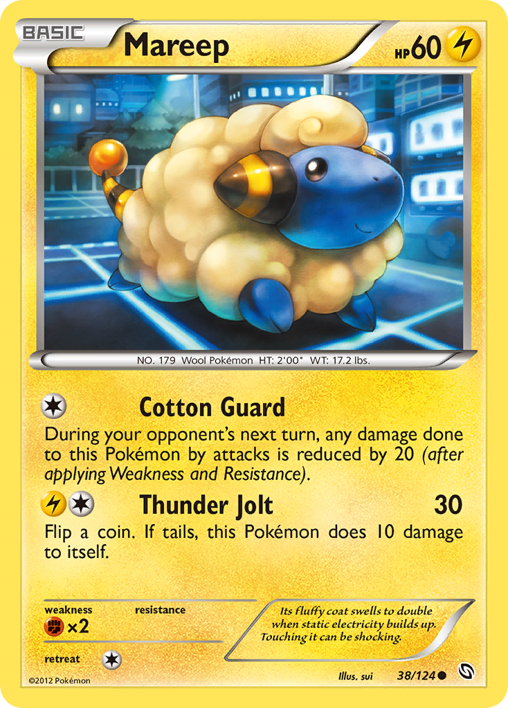 Mareep (38/124) [Black & White: Dragons Exalted] | Exor Games Bridgewater