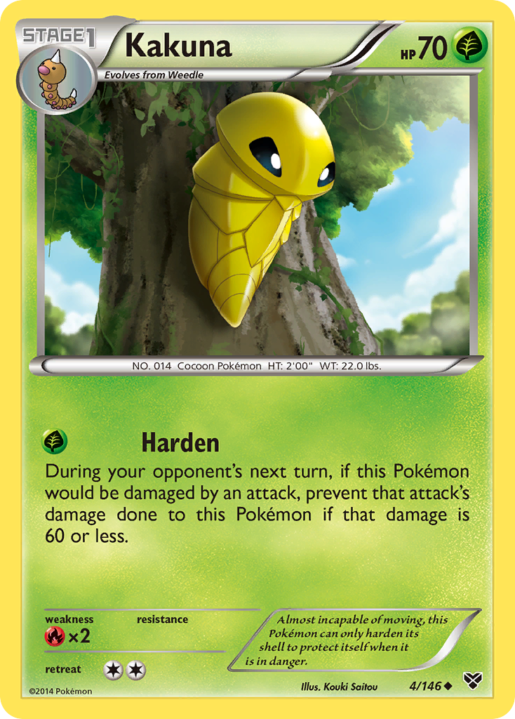 Kakuna (4/146) [XY: Base Set] | Exor Games Bridgewater