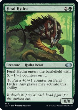 Feral Hydra [Jumpstart 2022] | Exor Games Bridgewater