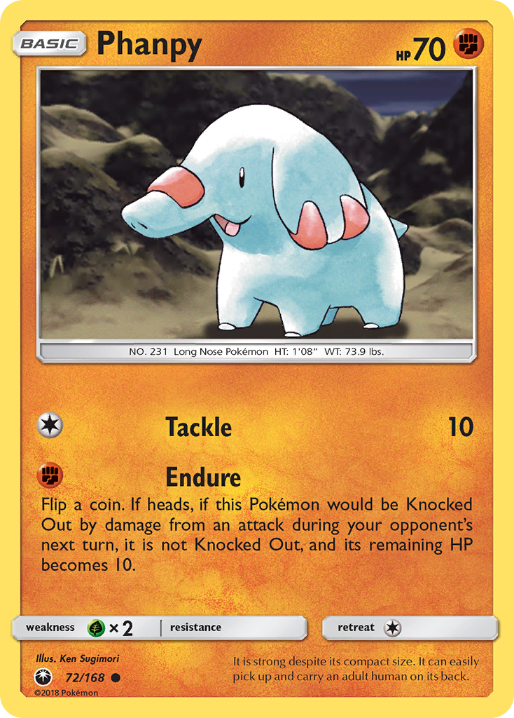 Phanpy (72/168) [Sun & Moon: Celestial Storm] | Exor Games Bridgewater