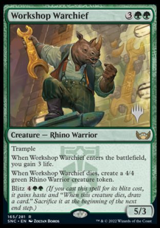 Workshop Warchief (Promo Pack) [Streets of New Capenna Promos] | Exor Games Bridgewater