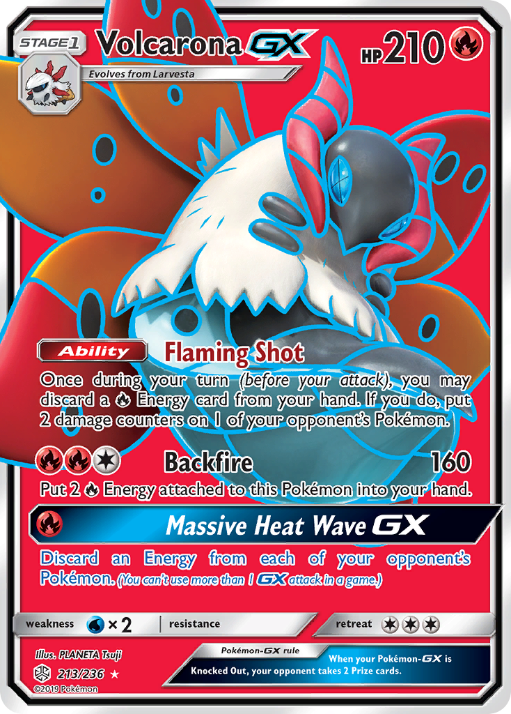 Volcarona GX (213/236) [Sun & Moon: Cosmic Eclipse] | Exor Games Bridgewater