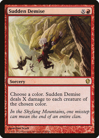 Sudden Demise [Commander 2013] | Exor Games Bridgewater