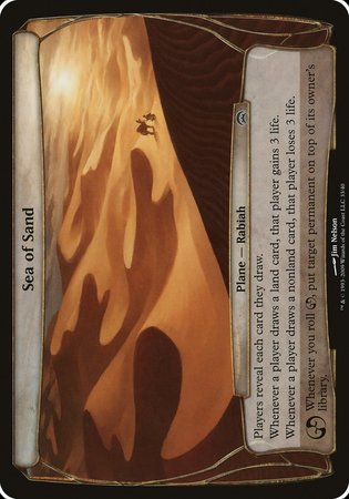 Sea of Sand (Planechase) [Planechase Planes] | Exor Games Bridgewater