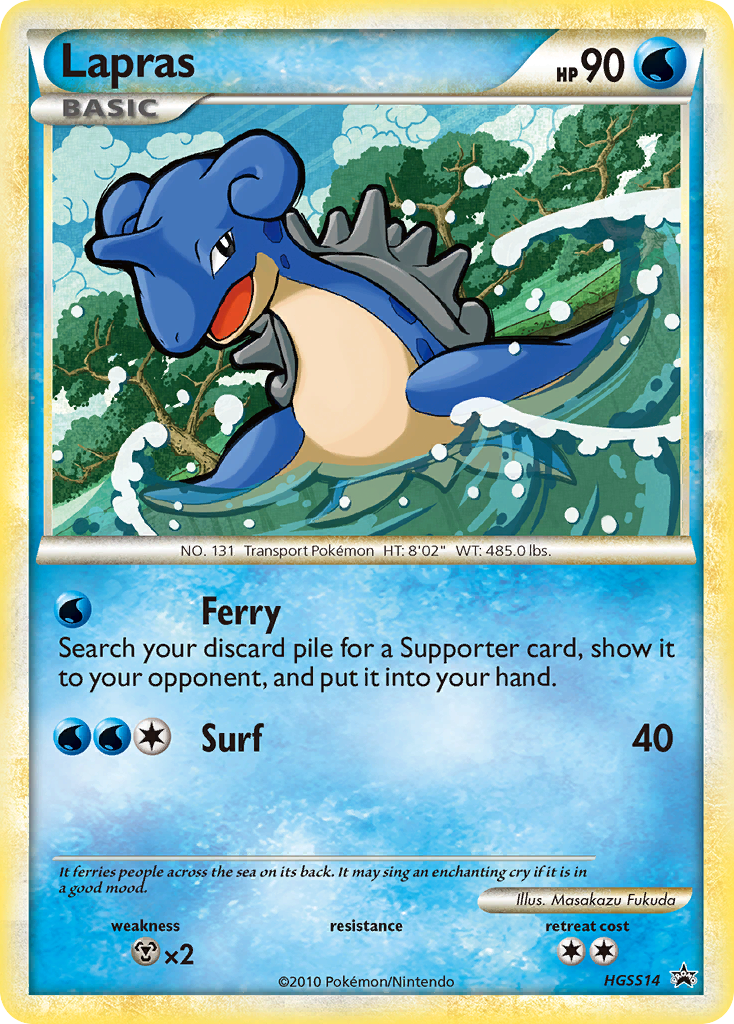 Lapras (HGSS14) [HeartGold & SoulSilver: Black Star Promos] | Exor Games Bridgewater