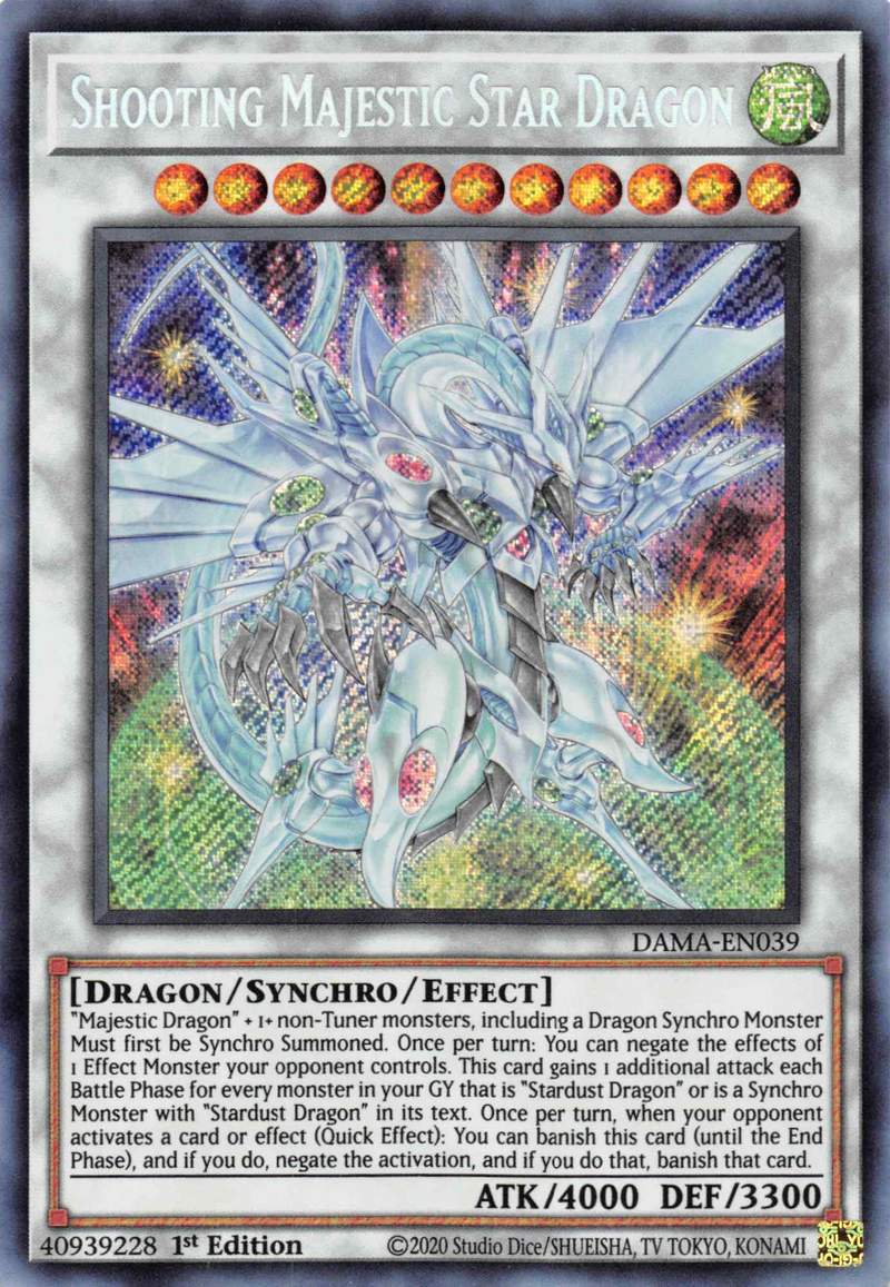 Shooting Majestic Star Dragon [DAMA-EN039] Starlight Rare | Exor Games Bridgewater