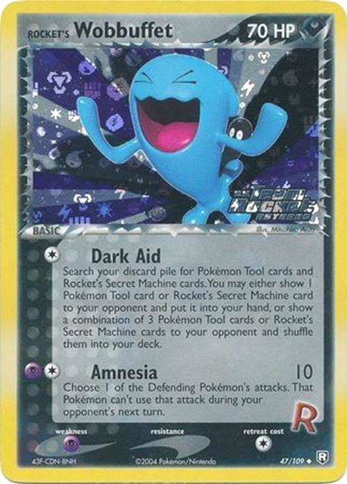 Rocket's Wobbuffet (47/109) (Stamped) [EX: Team Rocket Returns] | Exor Games Bridgewater