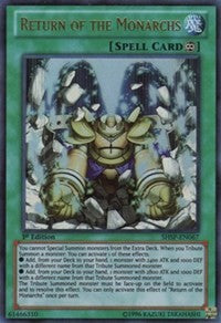 Return of the Monarchs [SHSP-EN067] Ultra Rare | Exor Games Bridgewater