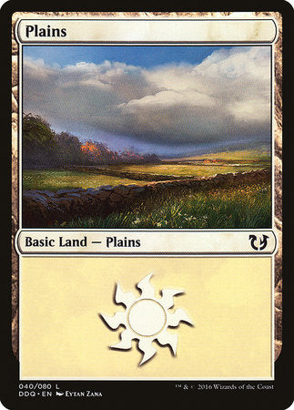 Plains (40) [Duel Decks: Blessed vs. Cursed] | Exor Games Bridgewater