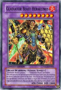 Gladiator Beast Heraklinos [TDGS-ENSE2] Super Rare | Exor Games Bridgewater