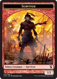 Survivor // Myr (023) Double-sided Token [Commander 2018 Tokens] | Exor Games Bridgewater