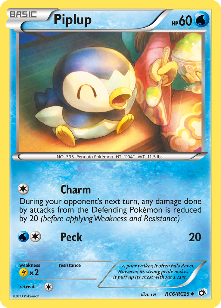 Piplup (RC6/RC25) [Black & White: Legendary Treasures] | Exor Games Bridgewater