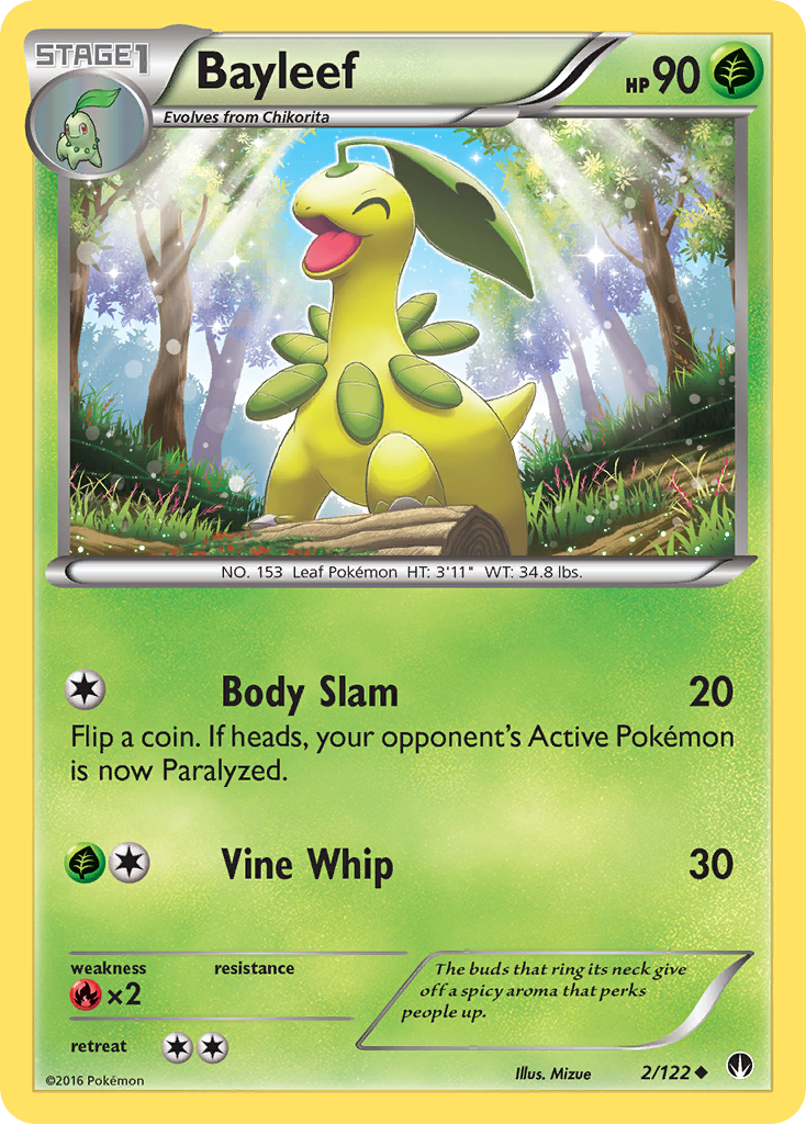 Bayleef (2/122) [XY: BREAKpoint] | Exor Games Bridgewater