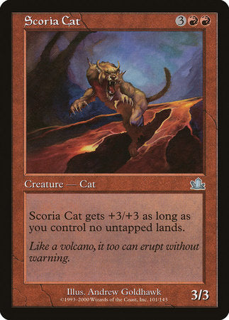 Scoria Cat [Prophecy] | Exor Games Bridgewater