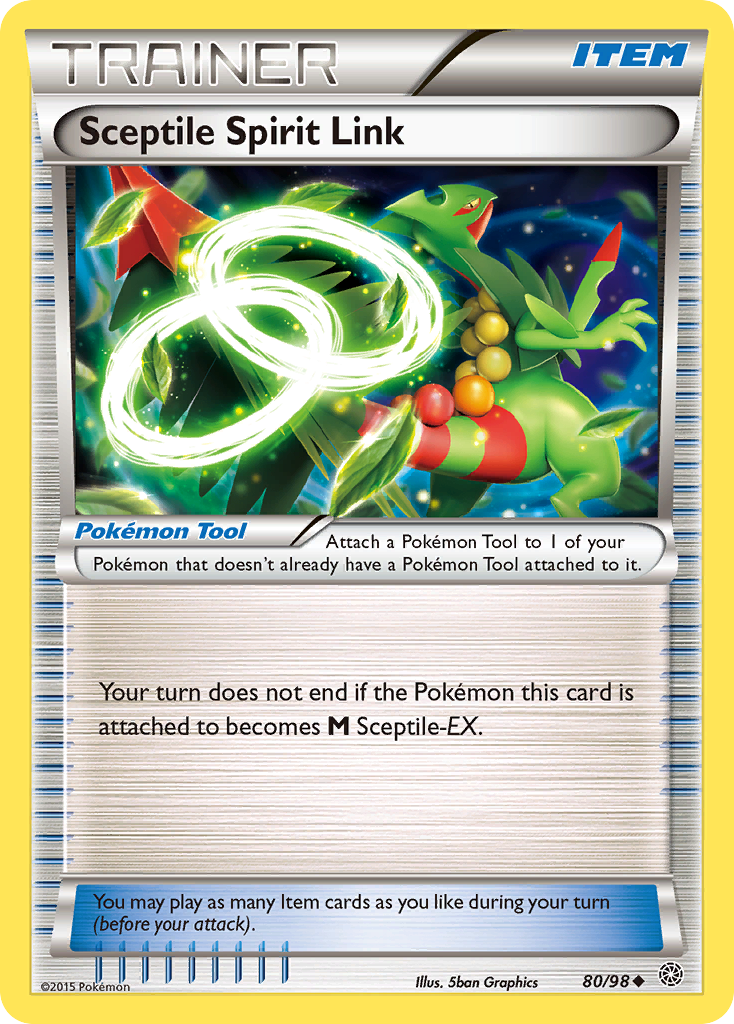 Sceptile Spirit Link (80/98) [XY: Ancient Origins] | Exor Games Bridgewater