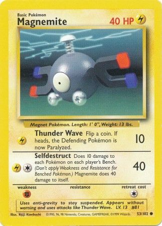 Magnemite (53/102) [Base Set Unlimited] | Exor Games Bridgewater