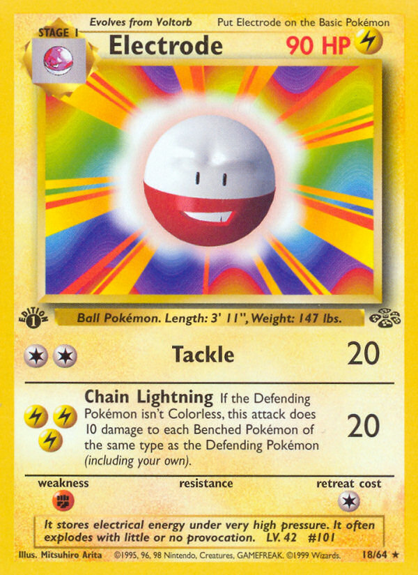 Electrode (18/64) [Jungle 1st Edition] | Exor Games Bridgewater