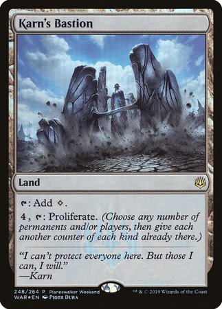 Karn's Bastion [War of the Spark Promos] | Exor Games Bridgewater