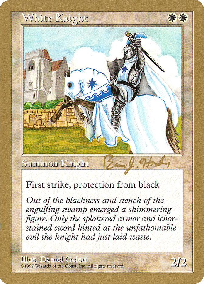 White Knight (Brian Hacker) [World Championship Decks 1998] | Exor Games Bridgewater