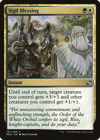 Sigil Blessing [Modern Masters 2015] | Exor Games Bridgewater
