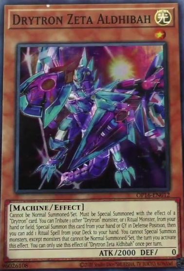 Drytron Zeta Aldhibah [OP16-EN012] Super Rare | Exor Games Bridgewater