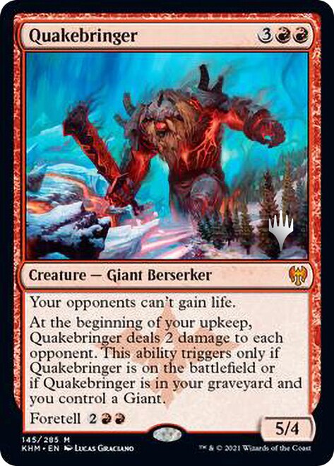 Quakebringer [Kaldheim Promo Pack] | Exor Games Bridgewater