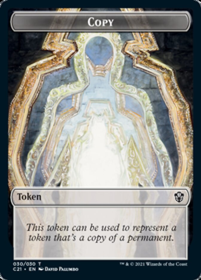 Copy // Fractal Token [Commander 2021 Tokens] | Exor Games Bridgewater