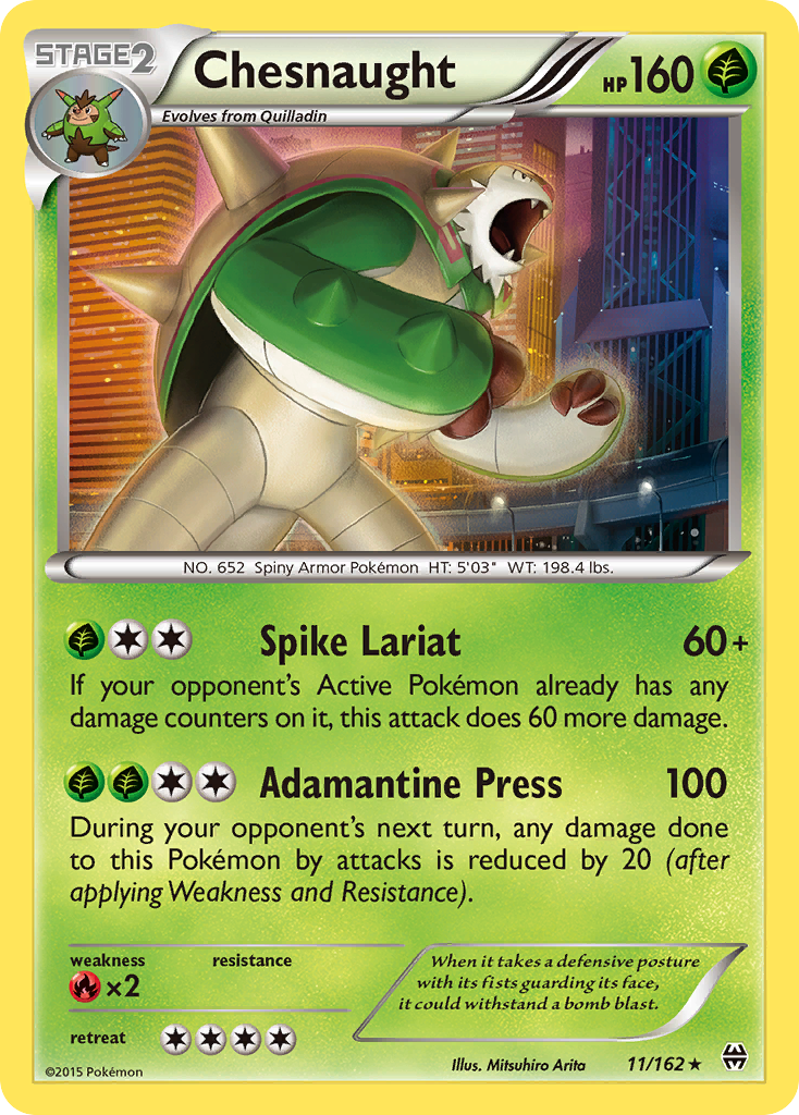 Chesnaught (11/162) [XY: BREAKthrough] | Exor Games Bridgewater