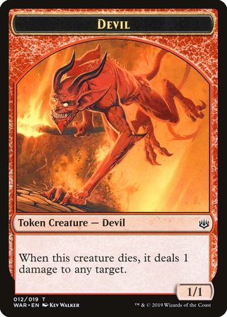 Devil Token [War of the Spark Tokens] | Exor Games Bridgewater