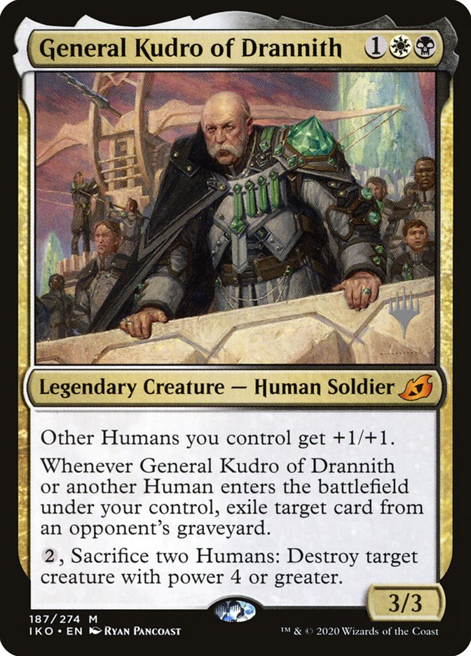 General Kudro of Drannith (Promo Pack) [Ikoria: Lair of Behemoths Promos] | Exor Games Bridgewater