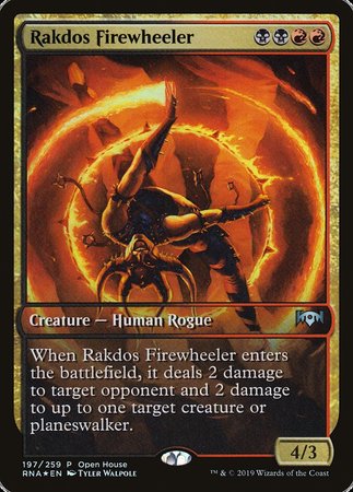 Rakdos Firewheeler [Ravnica Allegiance Promos] | Exor Games Bridgewater