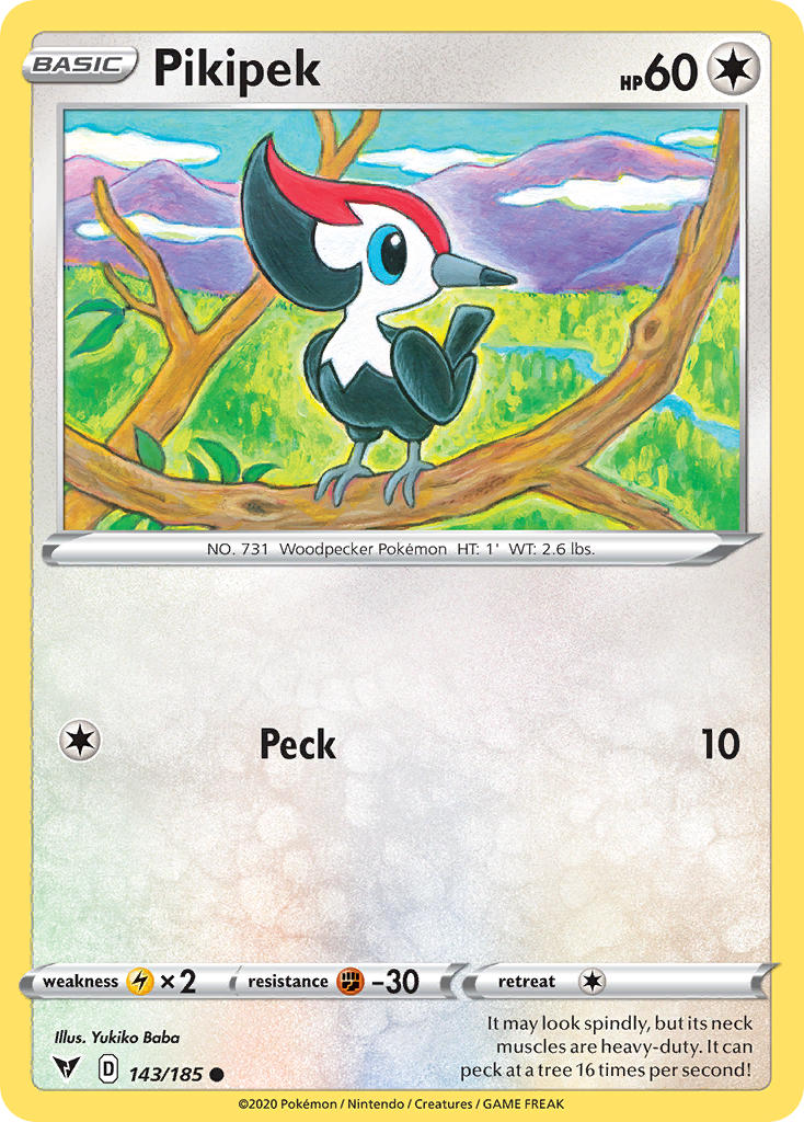 Pikipek (143/185) [Sword & Shield: Vivid Voltage] | Exor Games Bridgewater