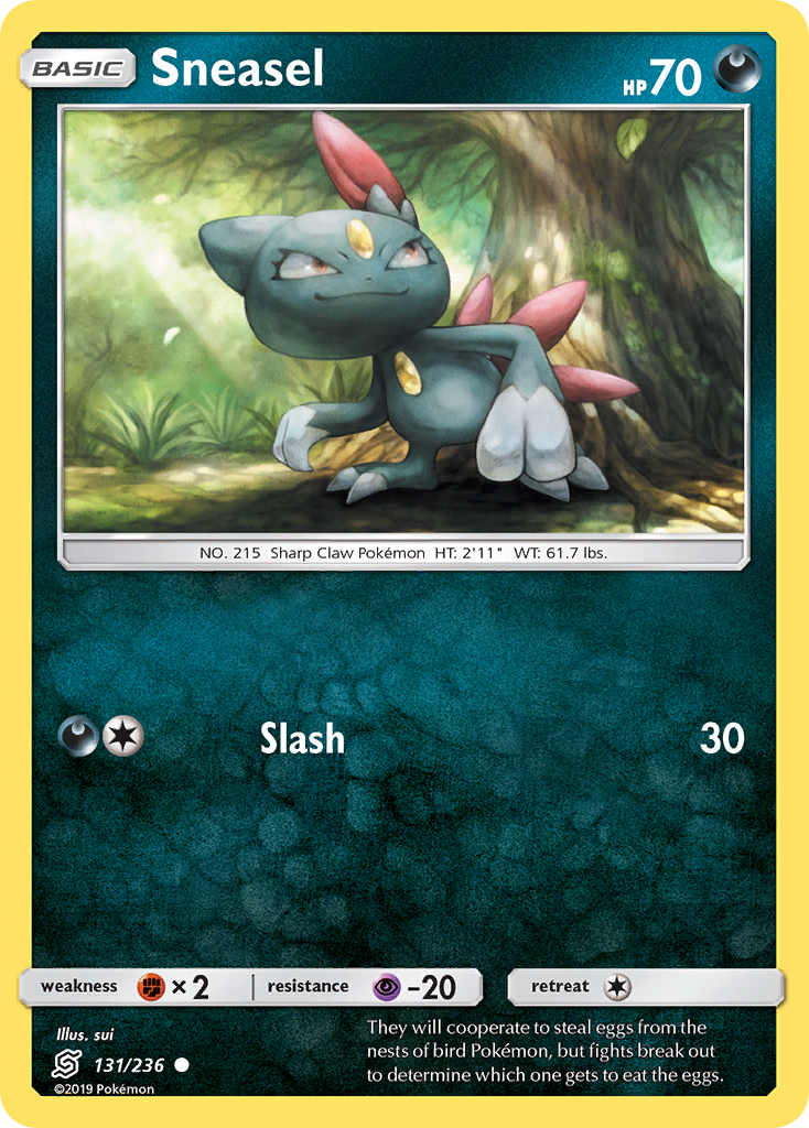 Sneasel (131/236) [Sun & Moon: Unified Minds] | Exor Games Bridgewater