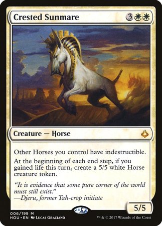 Crested Sunmare [Hour of Devastation] | Exor Games Bridgewater