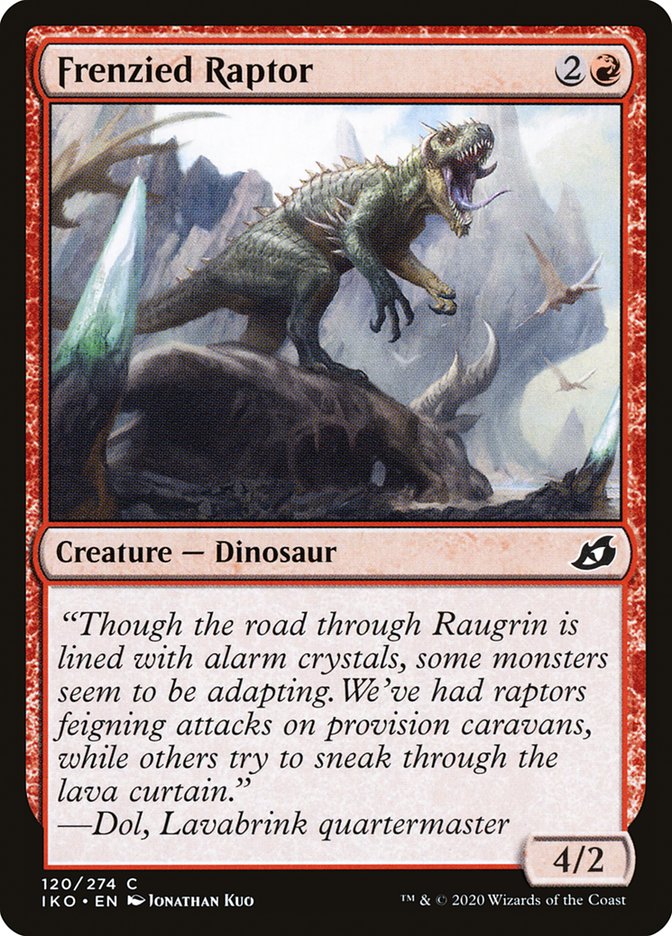 Frenzied Raptor [Ikoria: Lair of Behemoths] | Exor Games Bridgewater