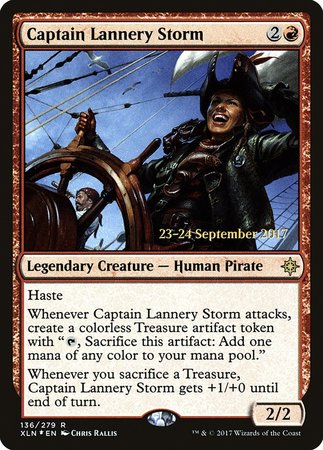 Captain Lannery Storm [Ixalan Promos] | Exor Games Bridgewater