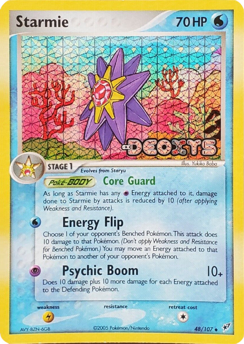 Starmie (48/107) (Stamped) [EX: Deoxys] | Exor Games Bridgewater