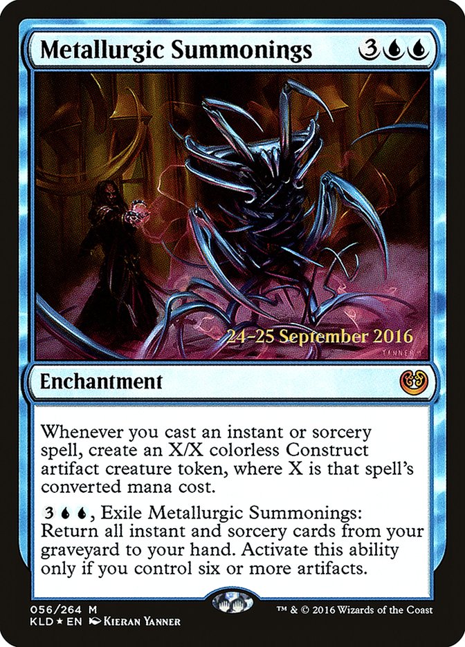 Metallurgic Summonings  [Kaladesh Prerelease Promos] | Exor Games Bridgewater