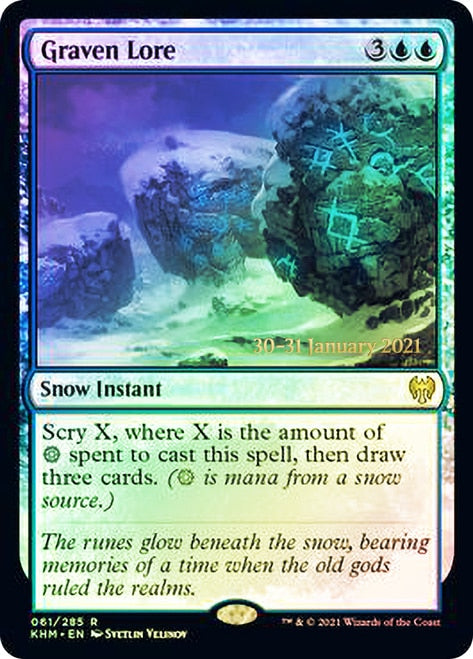 Graven Lore   [Kaldheim Prerelease Promos] | Exor Games Bridgewater