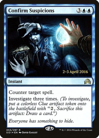 Confirm Suspicions [Shadows over Innistrad Promos] | Exor Games Bridgewater