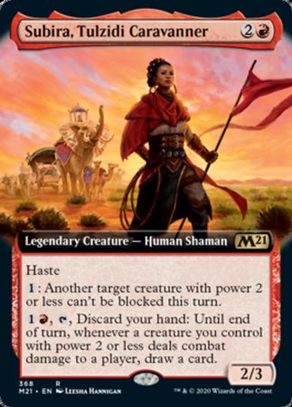Subira, Tulzidi Caravanner (Extended Art) [Core Set 2021] | Exor Games Bridgewater