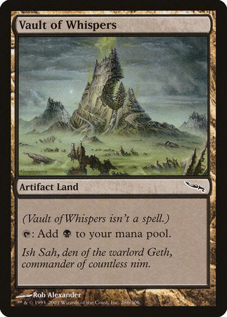 Vault of Whispers [Mirrodin] | Exor Games Bridgewater